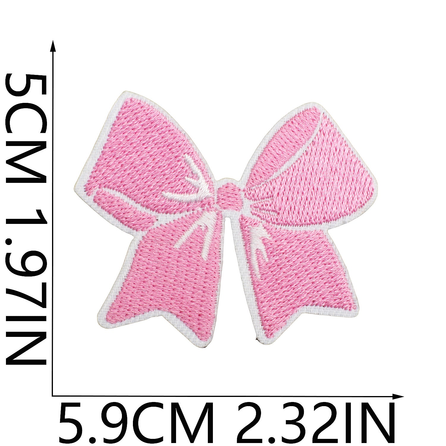 Wholesale Cherry Bow Embroidered Cloth Patch
